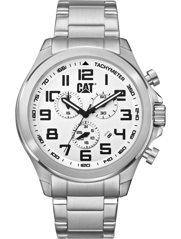 OPERADOR 45MM CRONO PLATA BLANCO