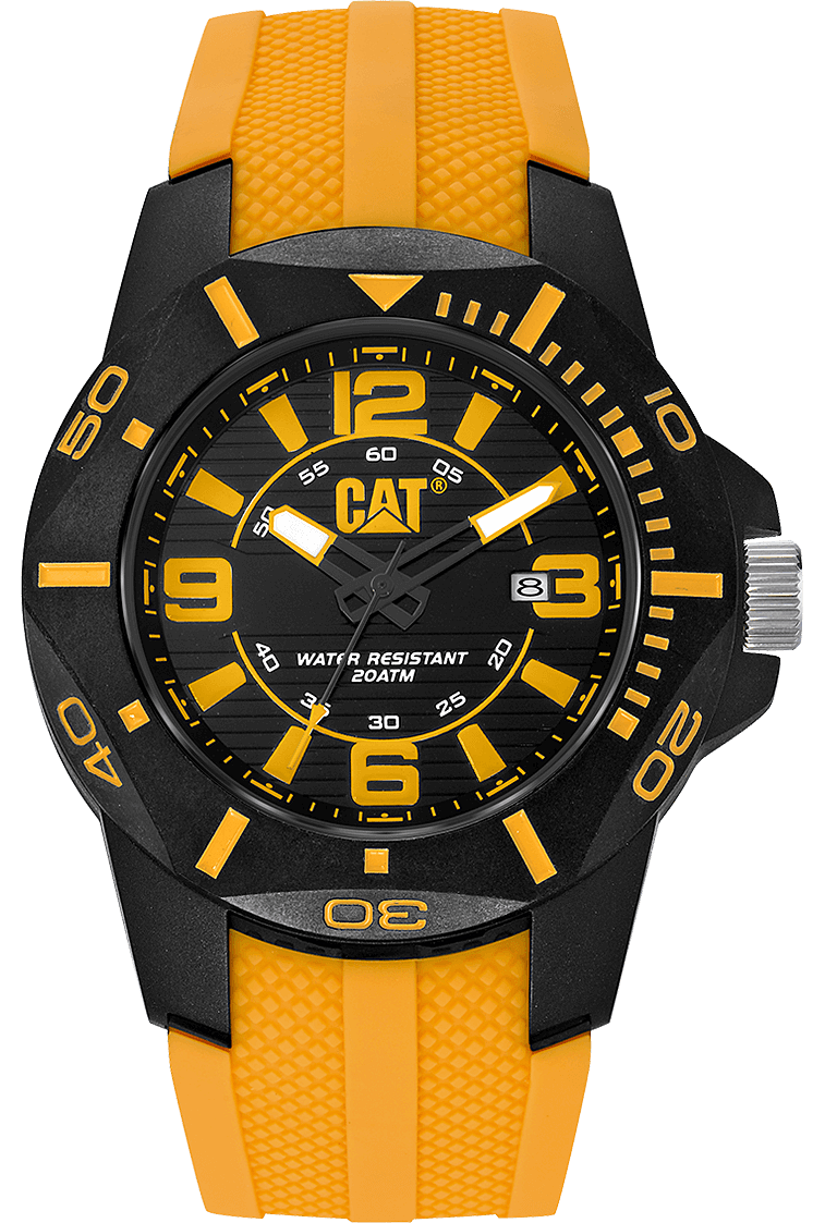 Black Yellow Cat Watches